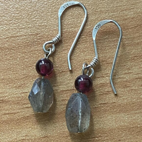 Genuine Gemstones set on 925 silver - Picture 1 of 4